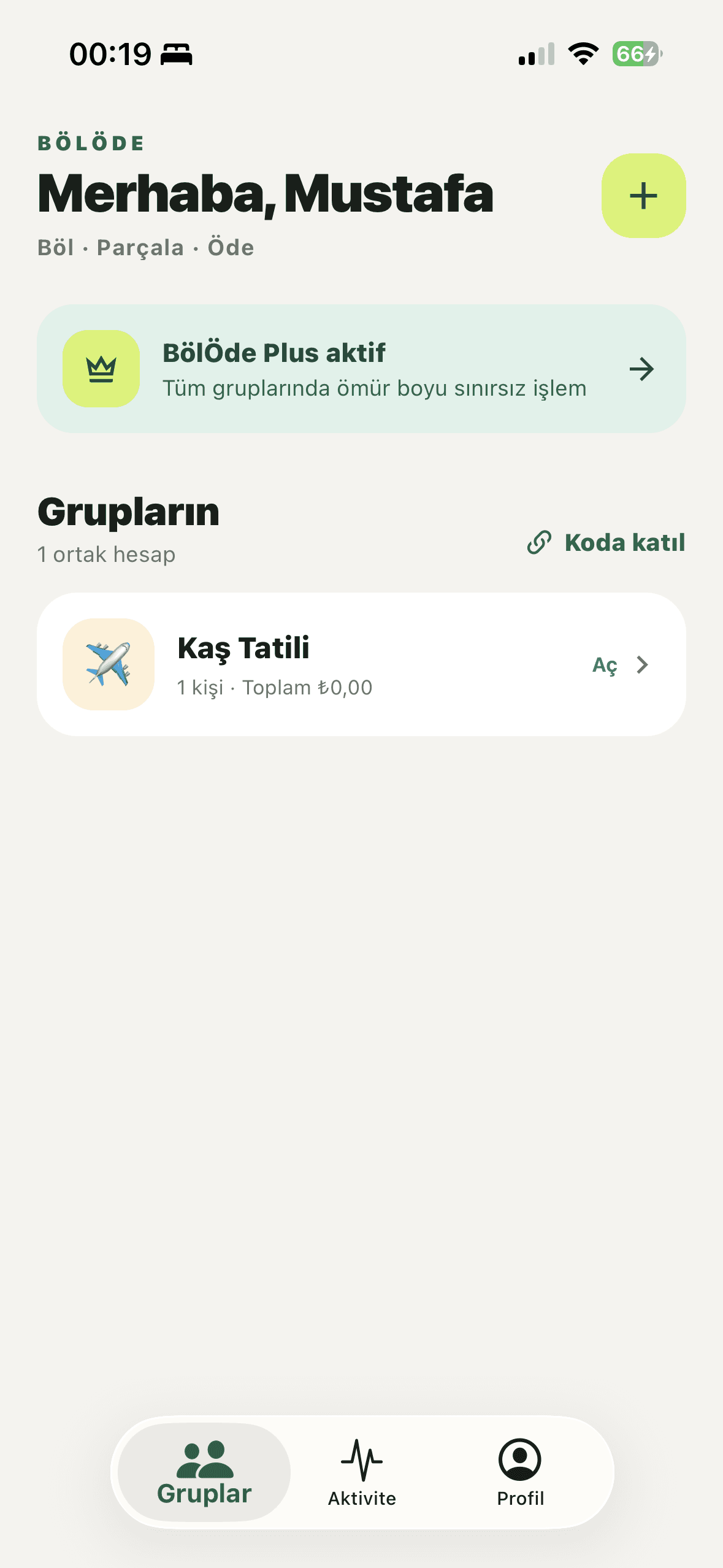 BölÖde gruplar ekranı